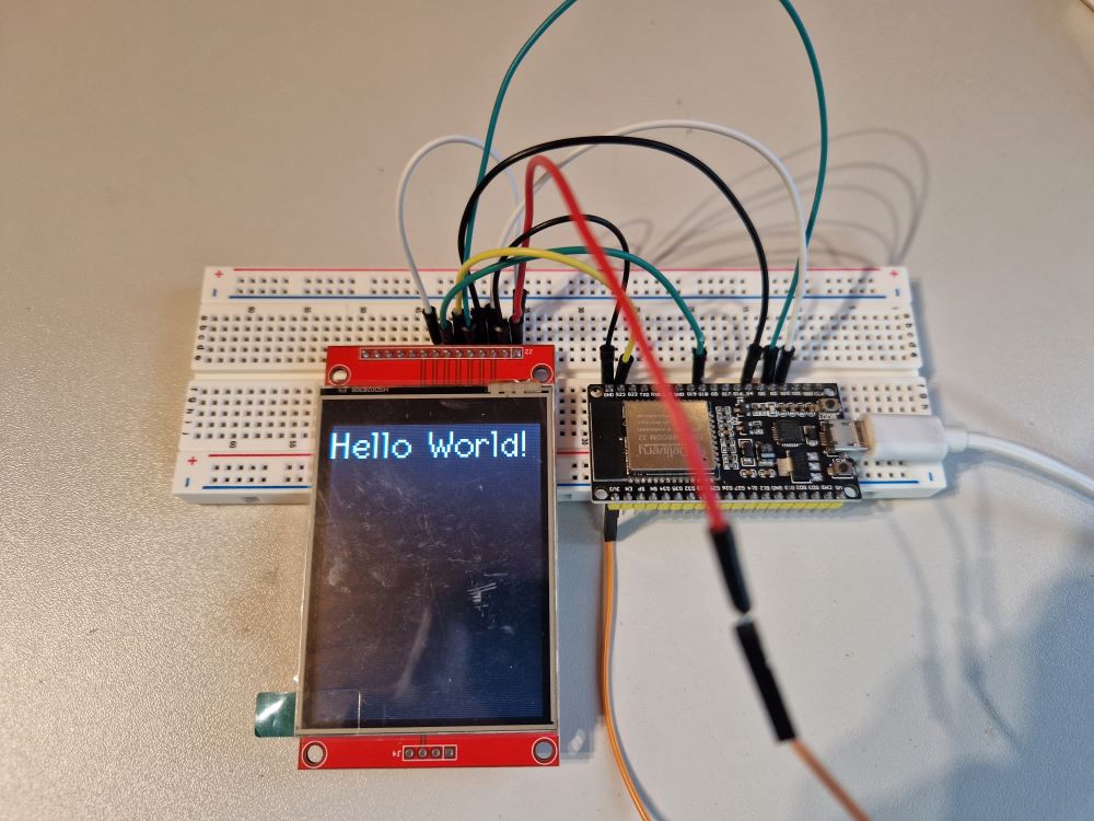 ESP32 mit einem Display 320x240px